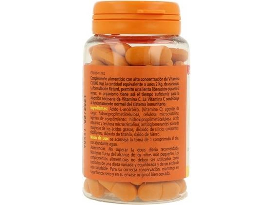 Suplemento Alimentar ESI Vitamina C Pura Retard 90 Comprimidos