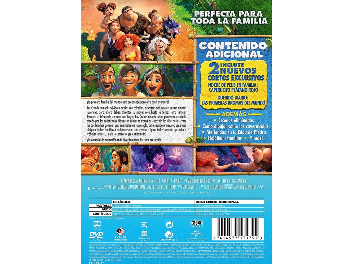 DVD The Croods A New Age Los Croods 2 Una Nueva Era Worten Pt