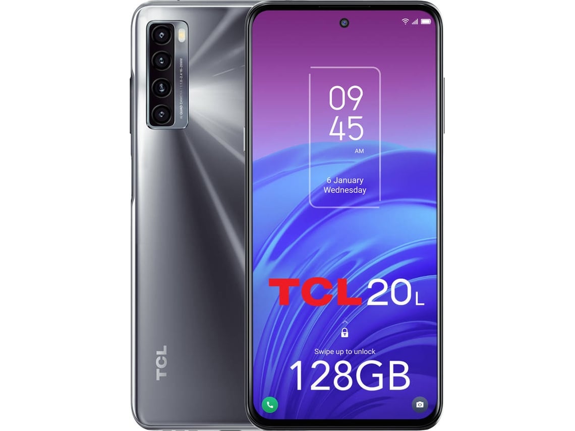 Smartphone TCL 20L Outlet Grade A 6 67 4 GB 128 GB Preto