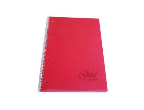 Caderno Espiral Capa Polipropileno A Quadriculado Fls Grs Cores