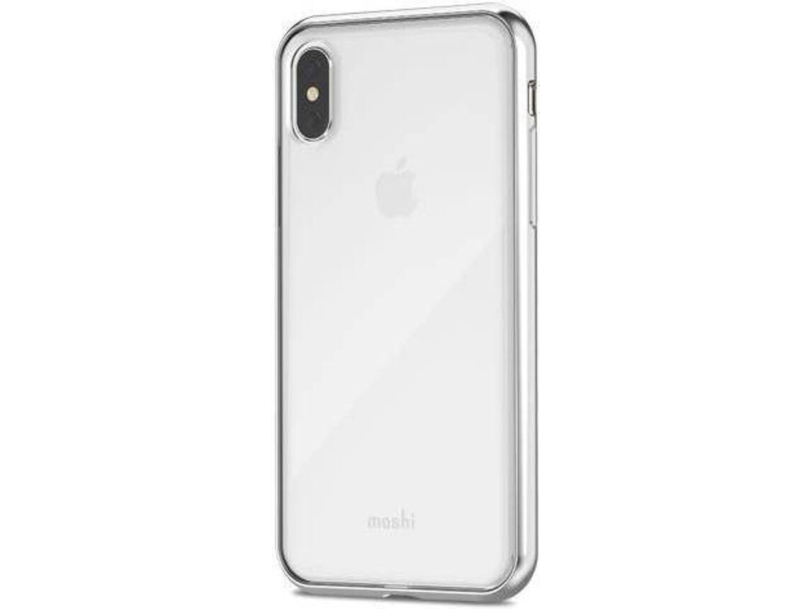 Capa Iphone X Xs Moshi Vitros Jet Prateado Worten Pt