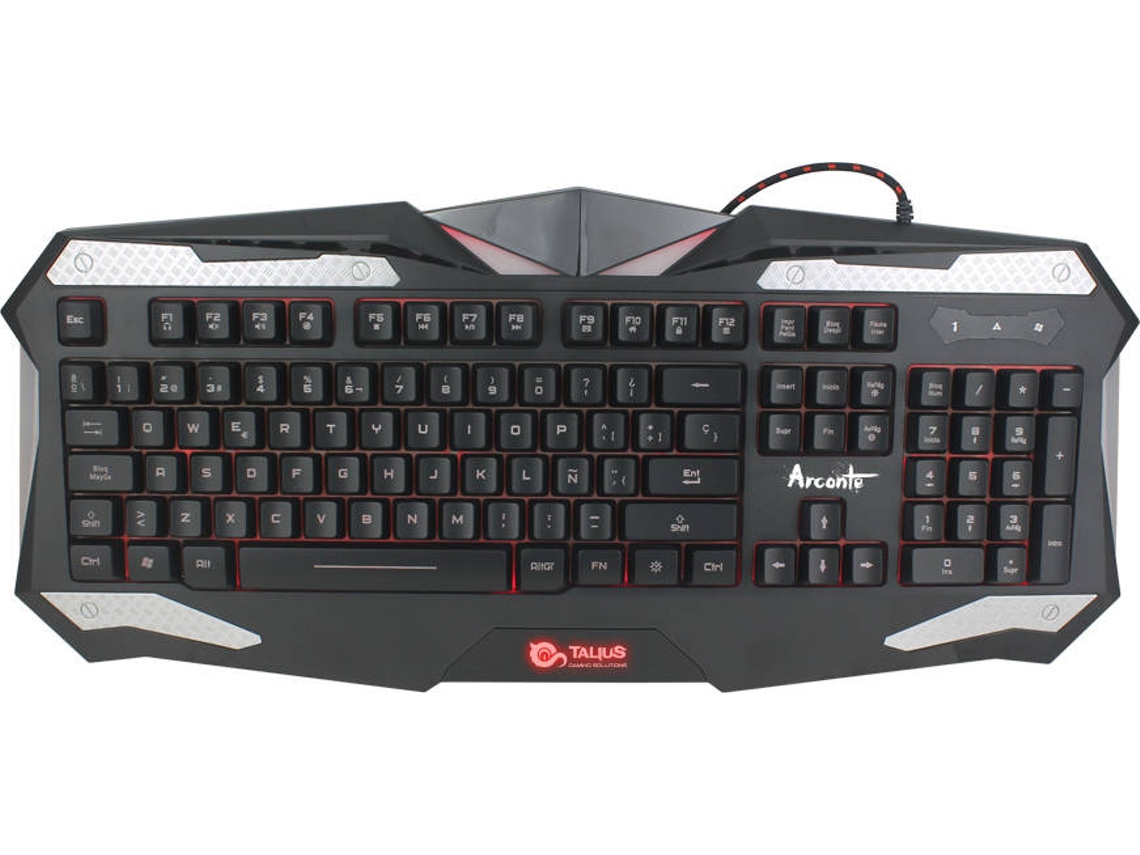 Teclado Gaming TALIUS Arconte Membrana Espanhol Preto Worten Pt