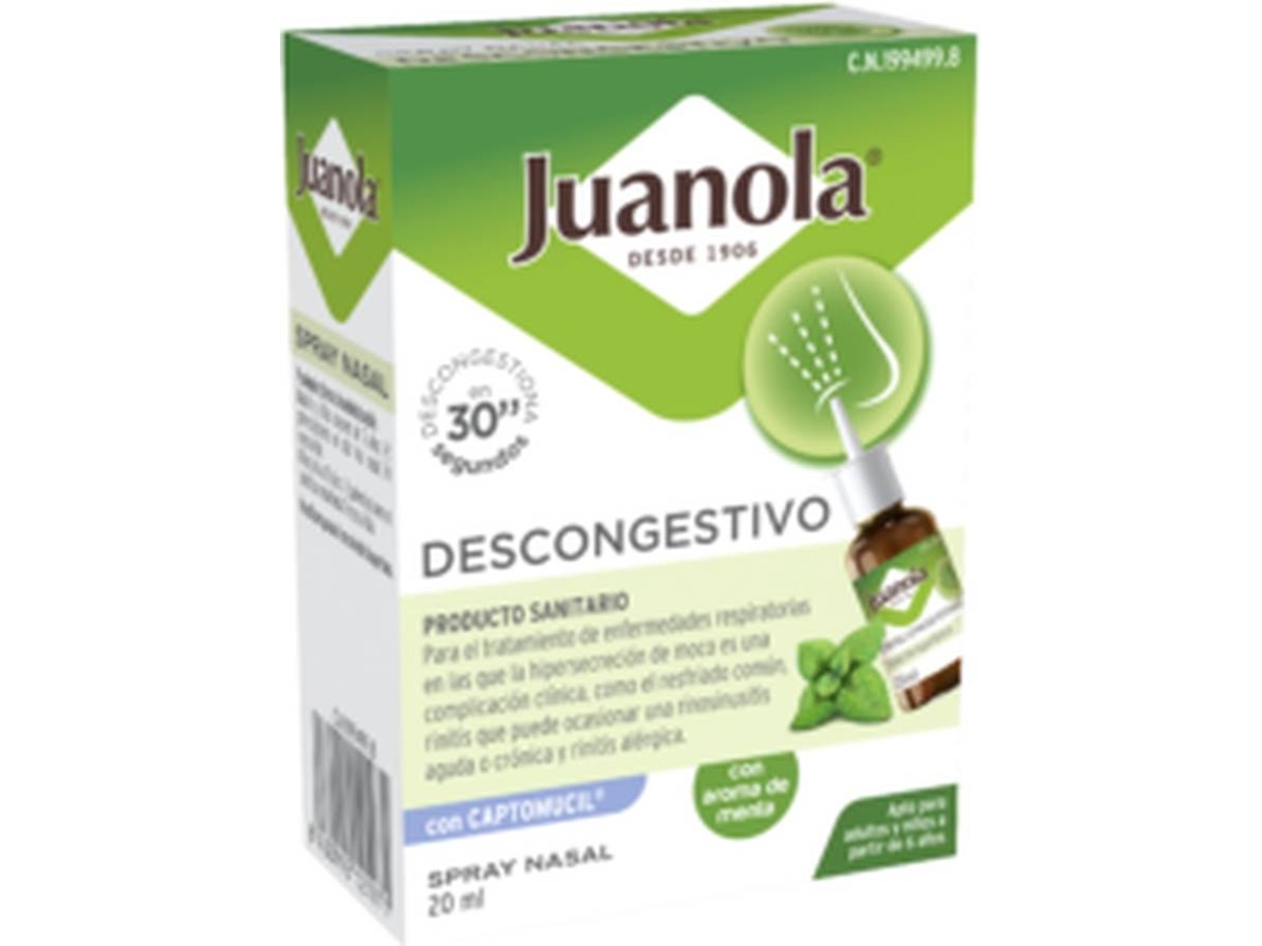 Spray Nasal JUANOLA Descongestionante 20 Ml Worten Pt