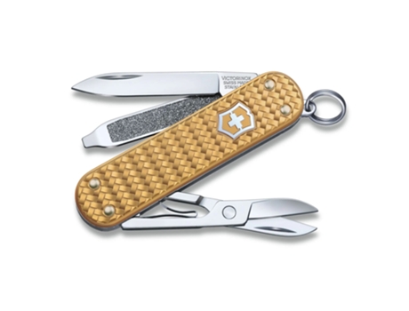 Canivete Swiss VICTORINOX Classic Precious Alox Swiss Army Knife Brass