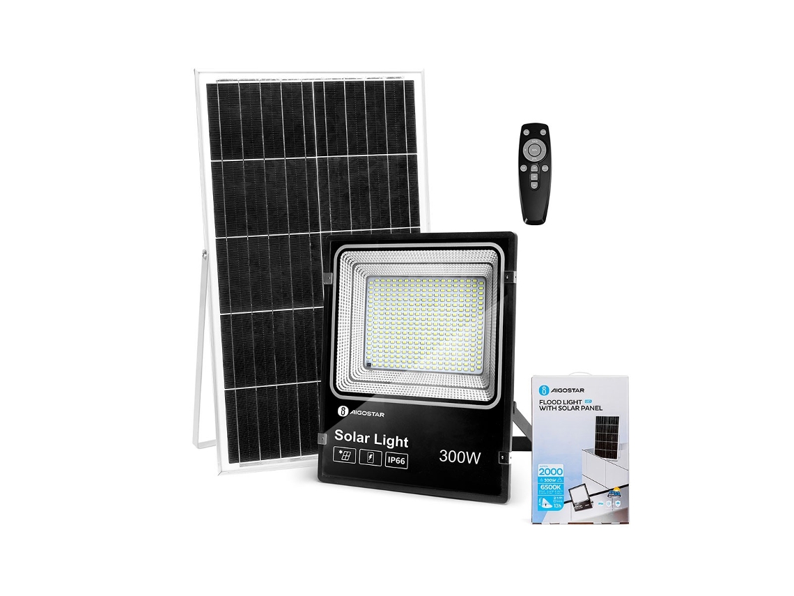 Projetor Led Aigostar Ip Painel Solar W K Worten Pt