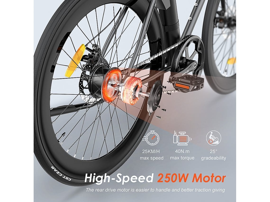 Bicicleta El Trica FAFREES F1 250W Worten Pt