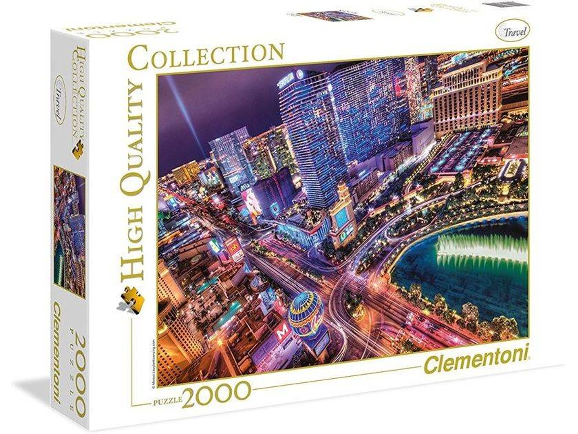 Puzzle CLEMENTONI Las Vegas 2000 Peças Worten pt