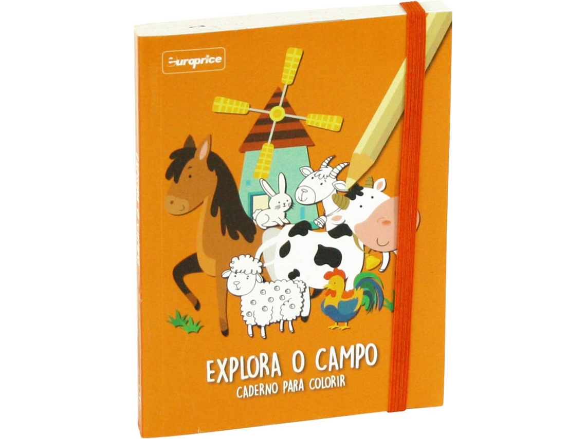 Livro Caderno Para Colorir Explora O Campo De Europrice Portugu S