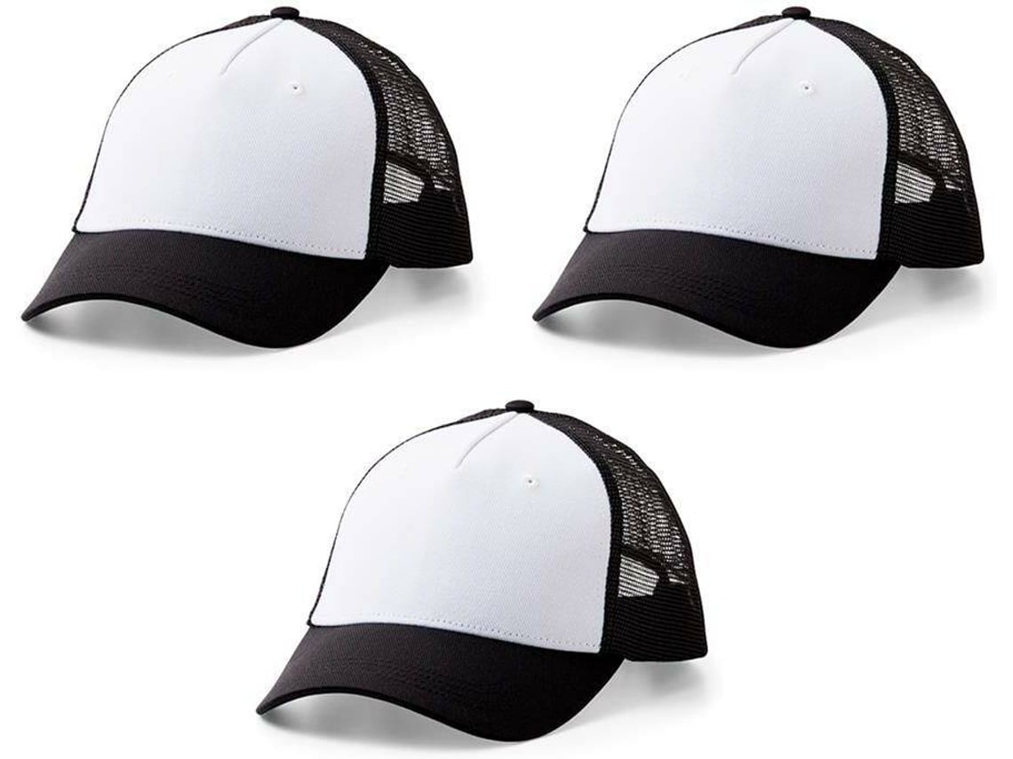 Bonés CRICUT Trucker Preto Branco 3un Worten pt