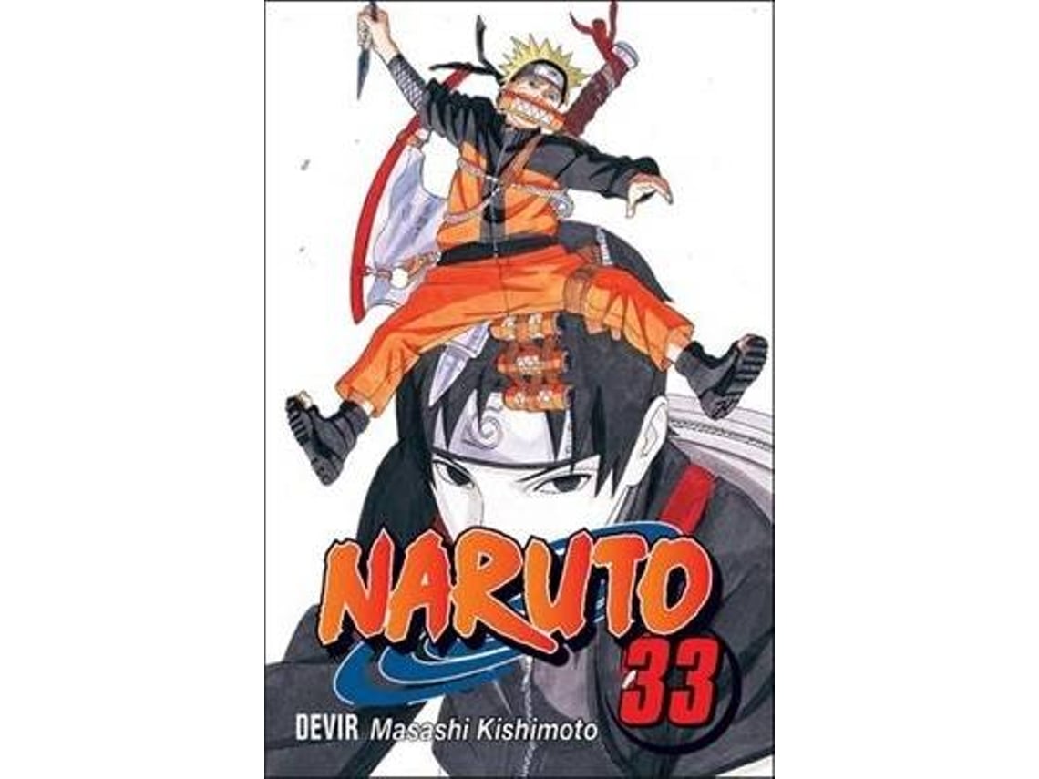 Livro Naruto 33 Missão Secreta de Masashi Kishimoto Português Worten pt