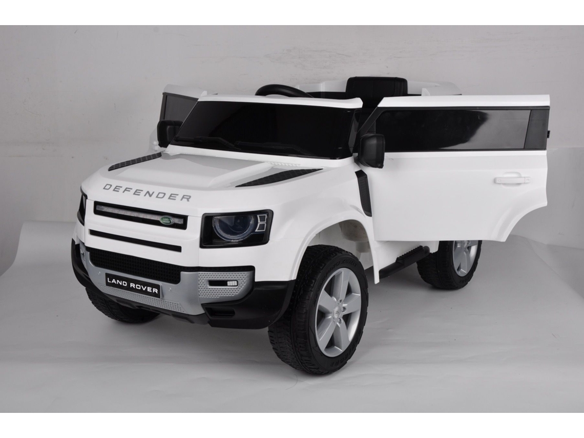 Carro Elétrico para Crianças Landrover Defend Niño Branco 0 6 Anos 12V