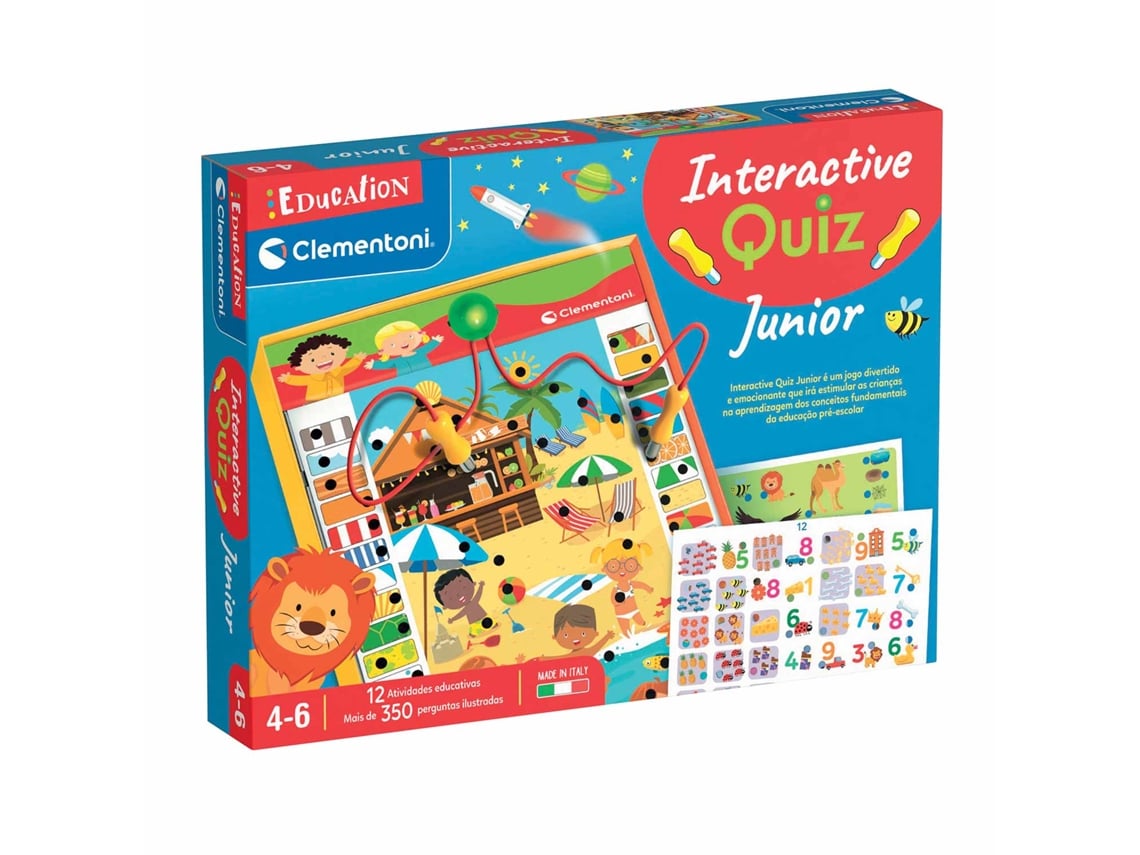 Quadro Interativo Quiz Junior Clementoni Education Idade