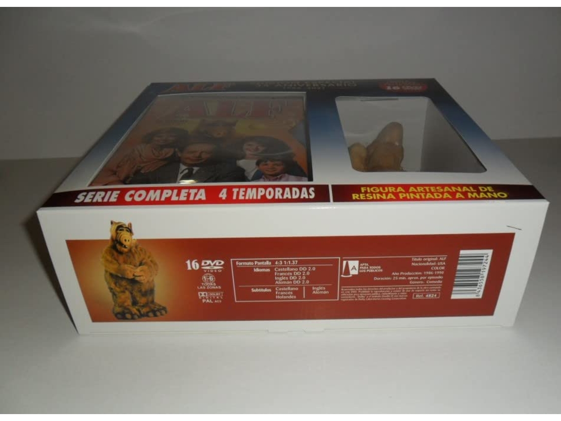 DVD Alf Serie Completa Temporadas 1 4 Figura Digipack Postacards