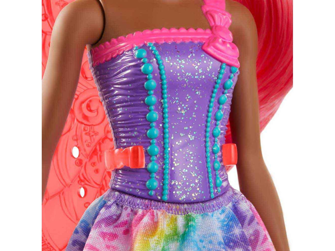 Barbie Dreamtopia Pulso A Partir De Fadas Morena Vestido A Partir