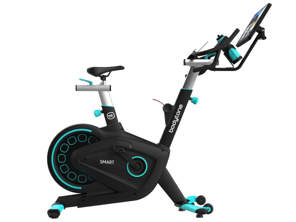 Bicicleta Estática BODYTONE Active Bike 400 Smart Screen Azul Volante