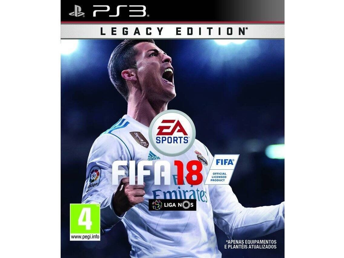 Jogo PS3 Fifa 18 Usado Legacy Edition Worten Pt