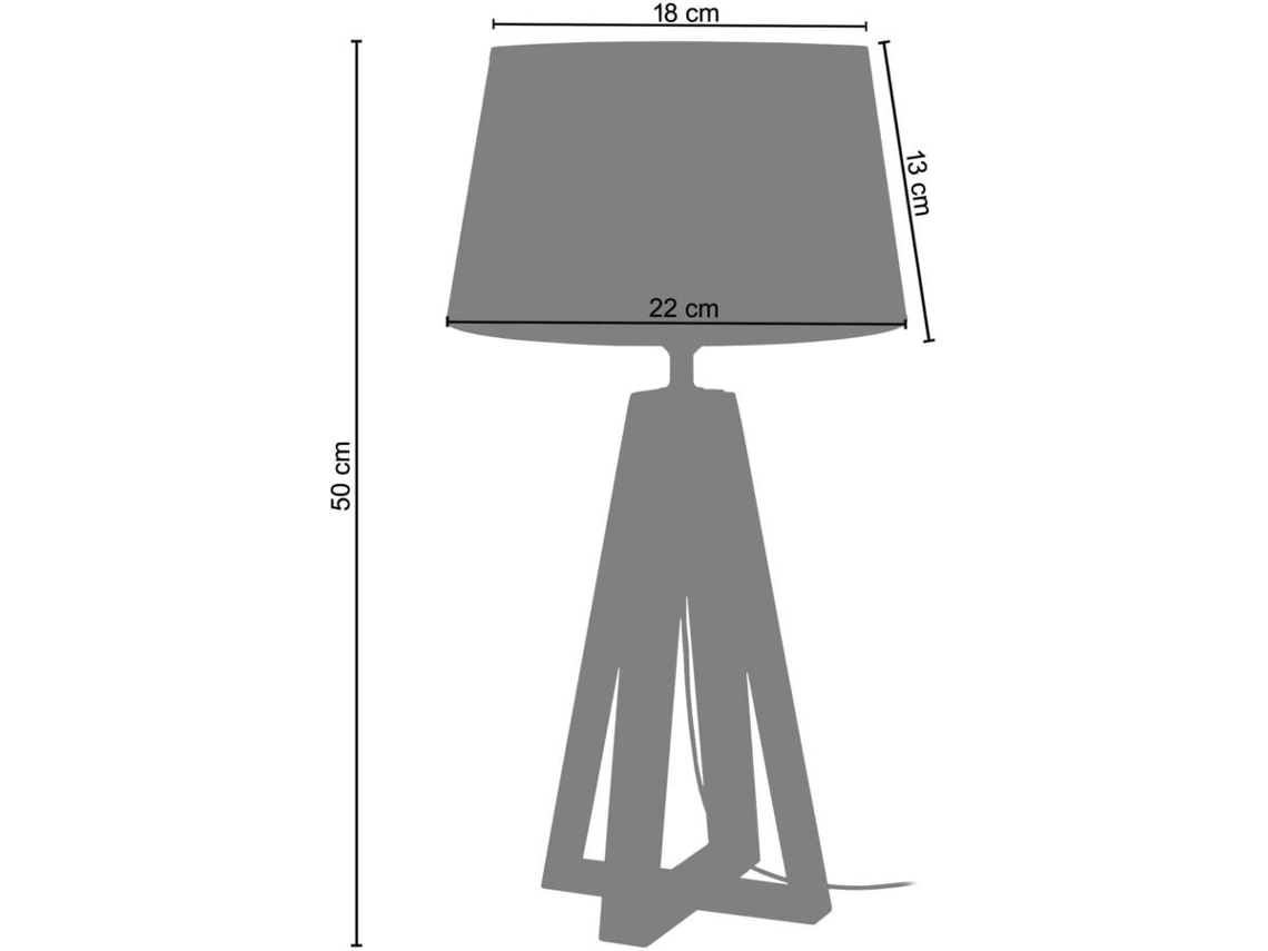 Candeeiro De Mesa TOSEL Linkoping Worten Pt