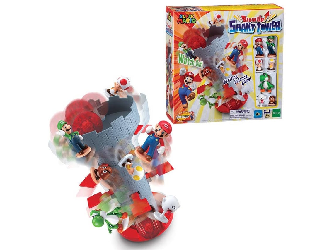 Figura EPOCH Super Mario Blow Up Shaky Tower Idade Mínima 4 Worten pt