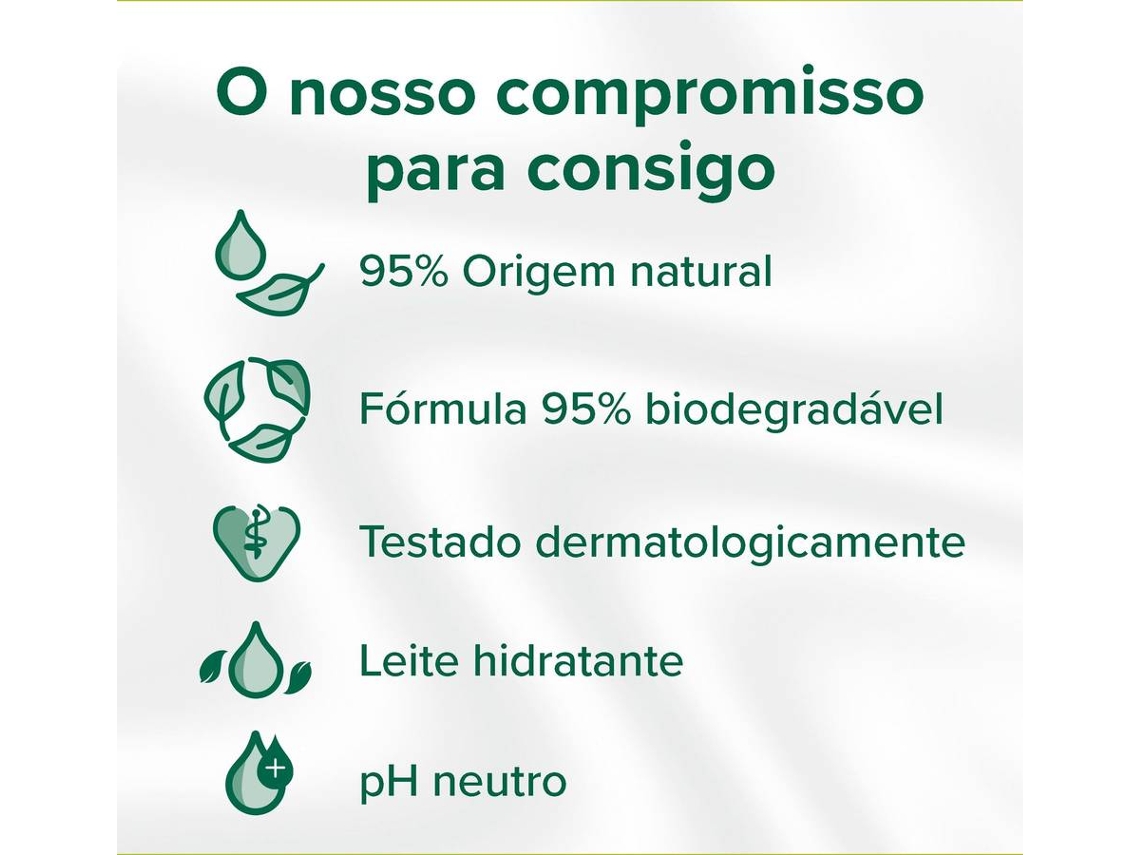 Gel de Banho Hidratante PALMOLIVE Naturals Amêndoa e Leite 6 x 500 ml