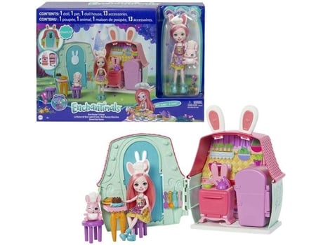 Boneca Mattel Enchantimals Casa Per Bunny Idade M Nima Anos