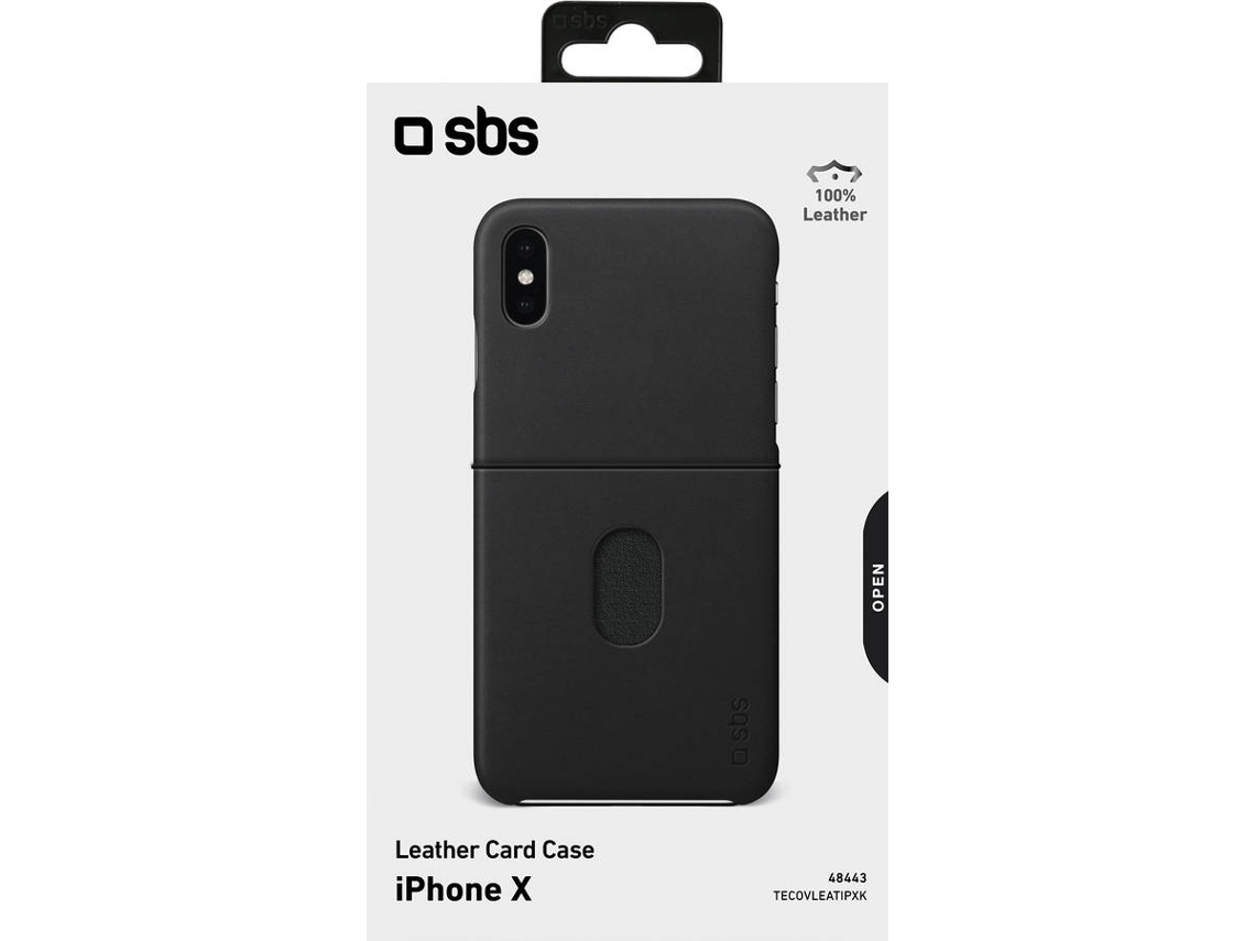 Capa IPhone X XS SBS Pele Preto Worten Pt