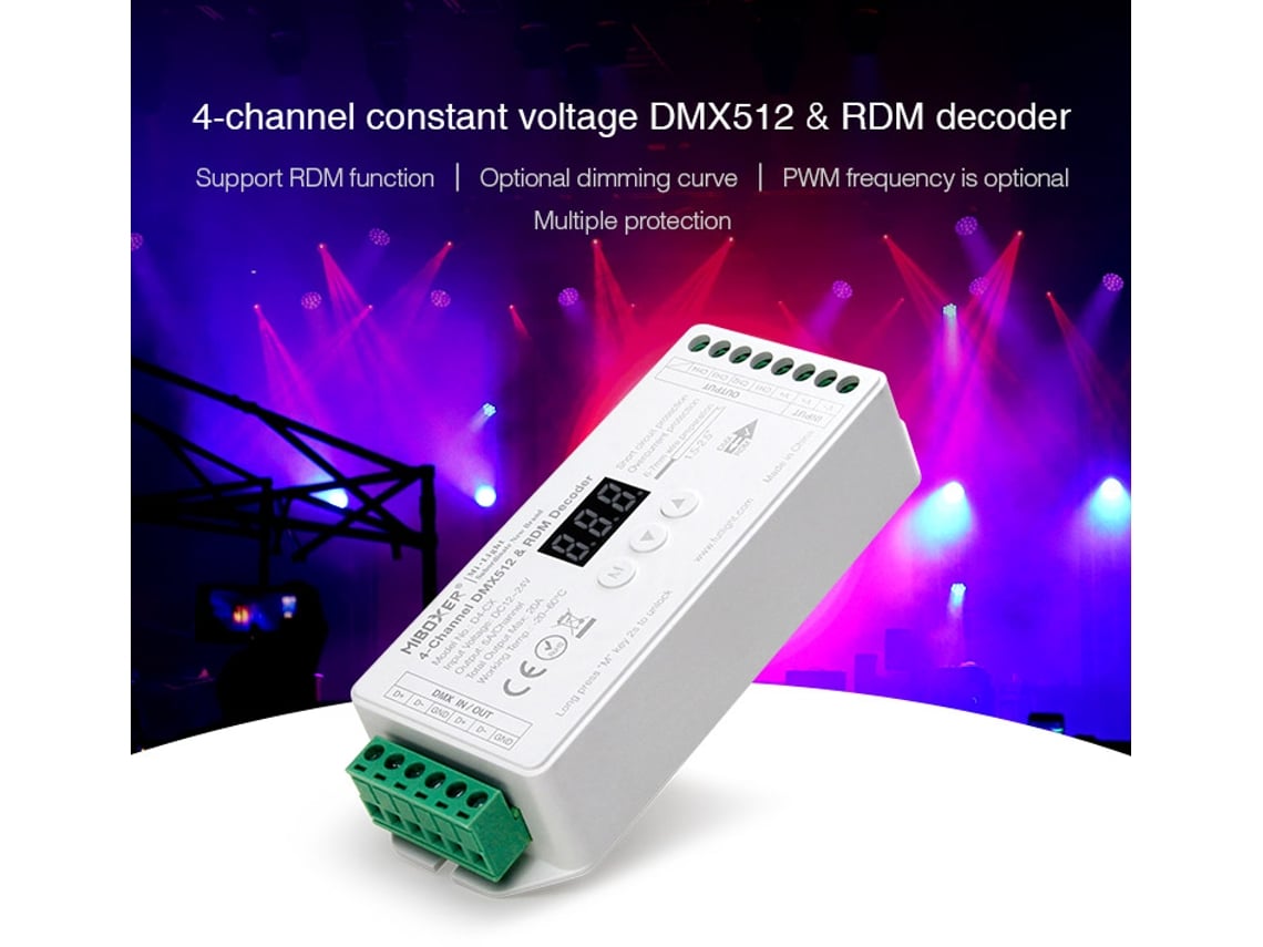 Decoder Dmx512 Rdm Rgbw 20A 2 4Ghz Rf LEDBOX Worten Pt