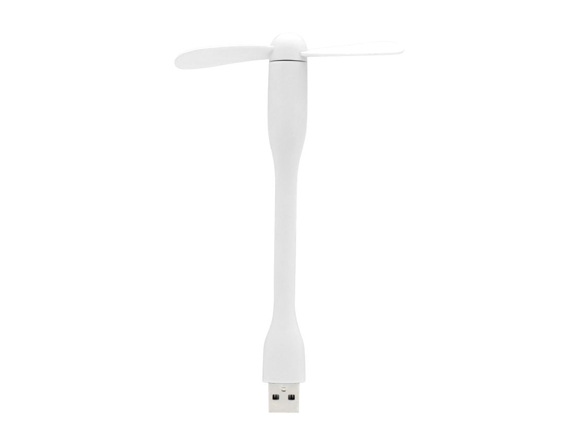 Mini Ventoinha SLOWMOOSE USB Flexível Dobrável para PC Laptop Branco