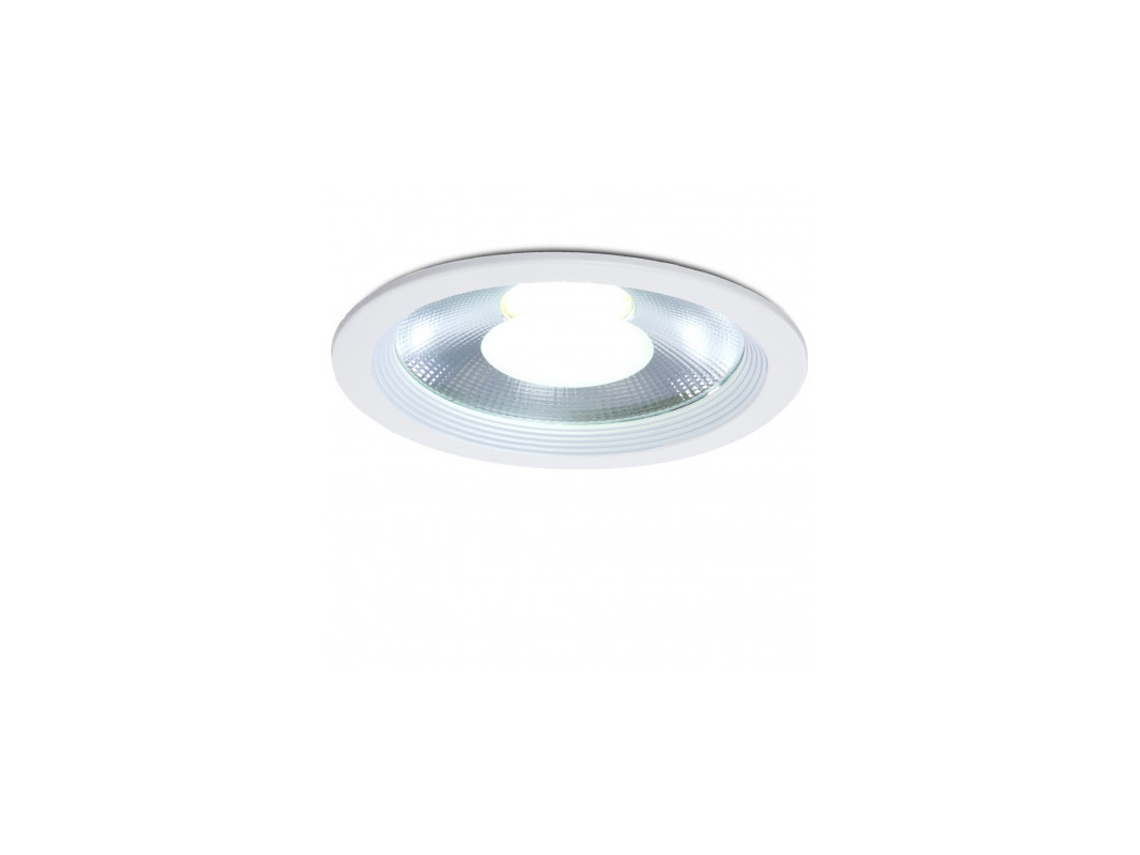 Foco Downlight Circular LED GREENICE 10W 1 000Lm 6000ºK Bridgelux UGR19