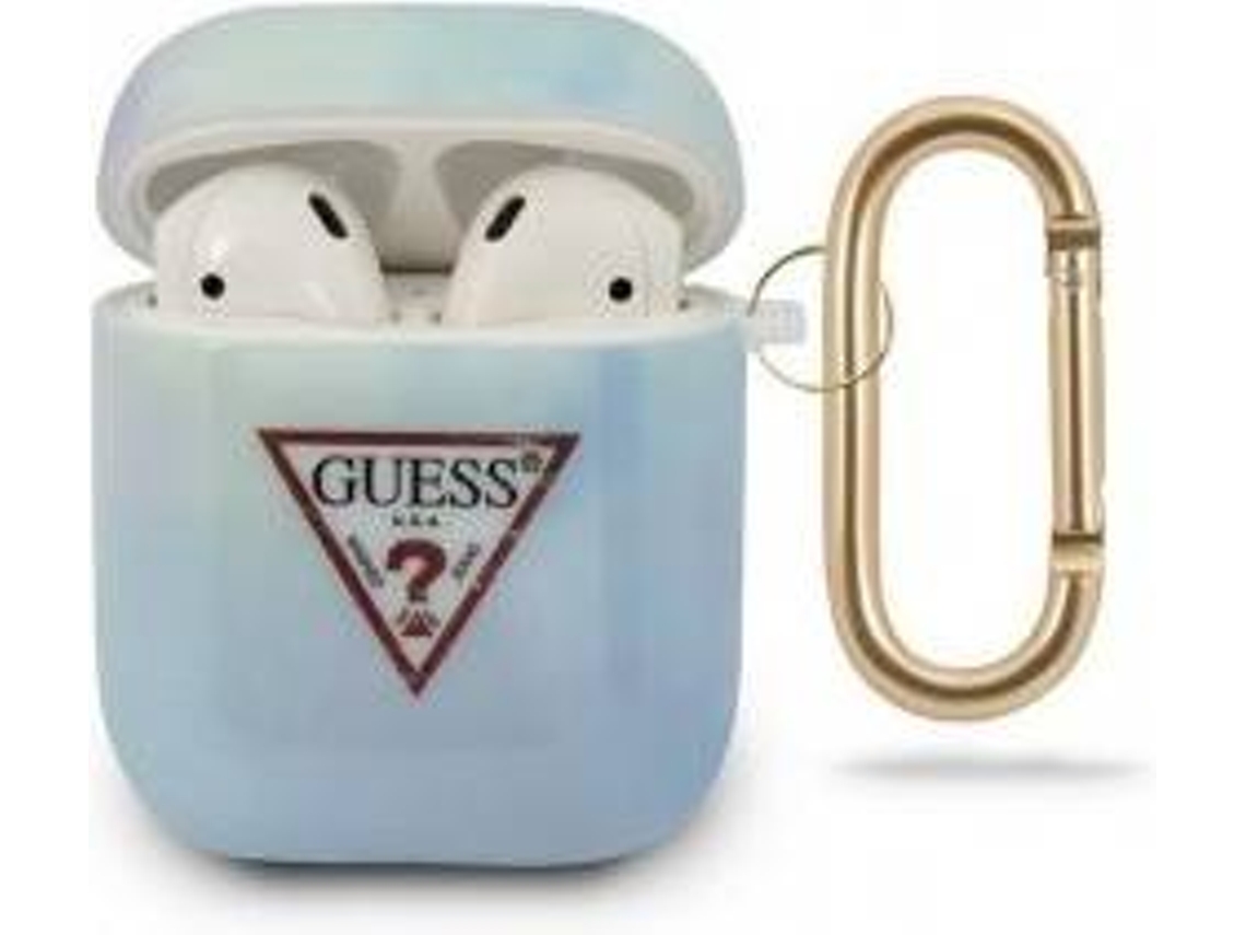 Capa Apple Airpods Lmobile Guess Azul Worten Pt