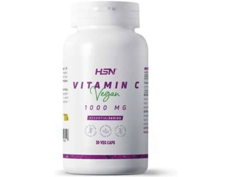 Suplemento Alimentar HSN Vitamina C 30 Veg Caps Worten Pt