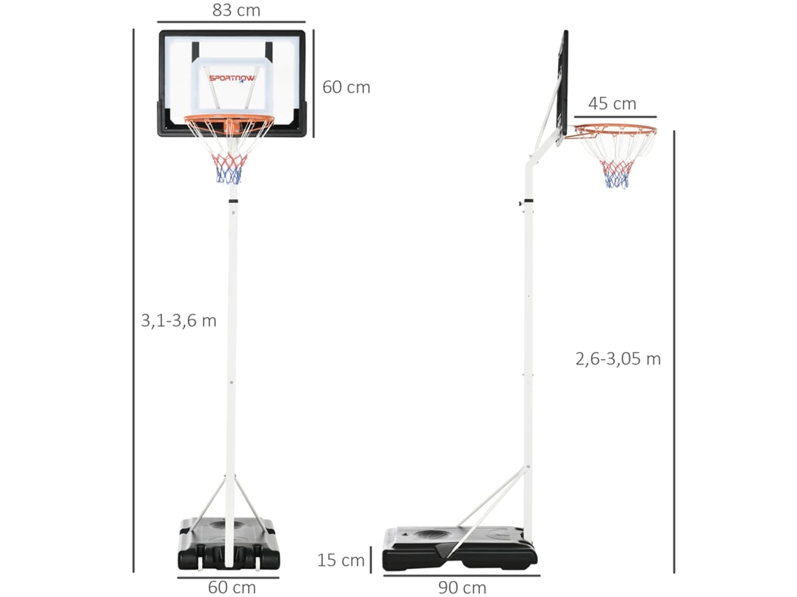 Tabela De Basquetebol Sportnow Rodas Altura Ajust Vel Port Til