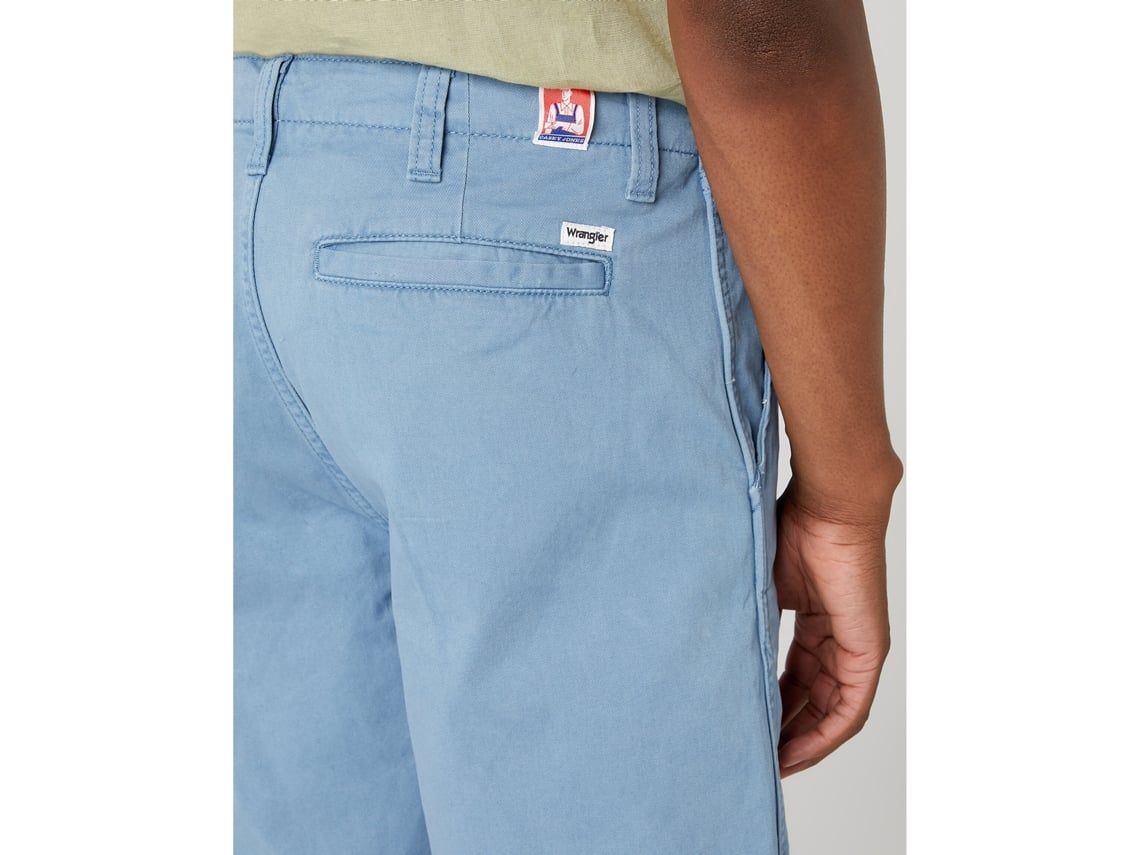 Calções Chino para Homem WRANGLER 30 Azul Worten pt