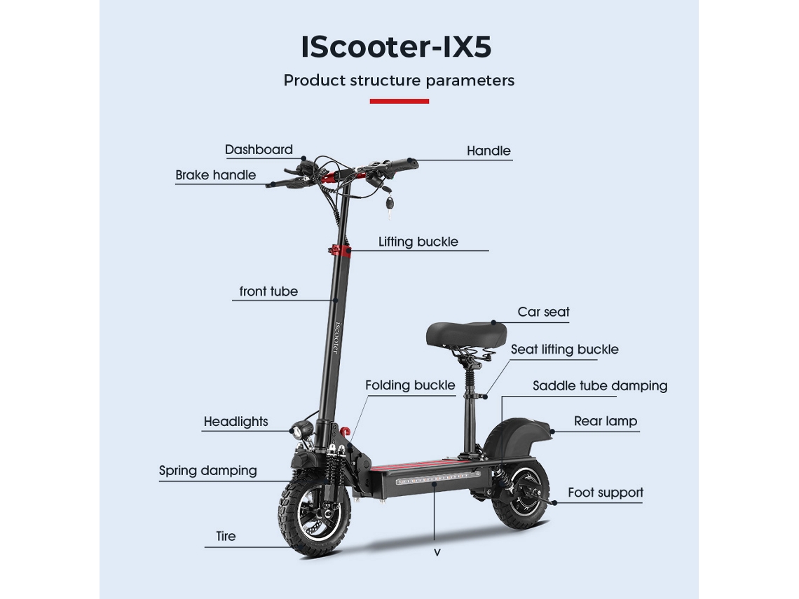 Trotinete El Trica ISCOOTER Ix5 Worten Pt