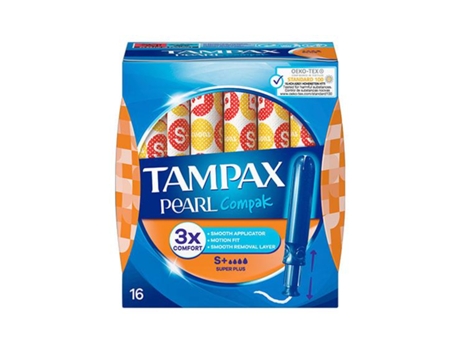 Tampax Pearl Compak Super Plus Unidades Tamp O Worten Pt