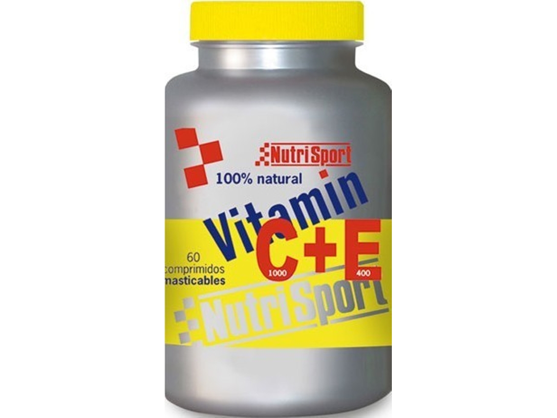 Suplemento Alimentar NUTRISPORT Vitamin C E 60 Comprimidos Masticales