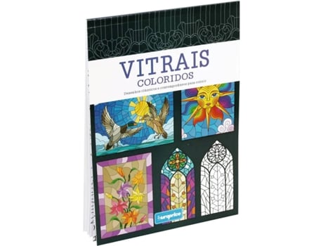 Livro Vitrais Coloridos Roxo de Europrice Português Worten pt