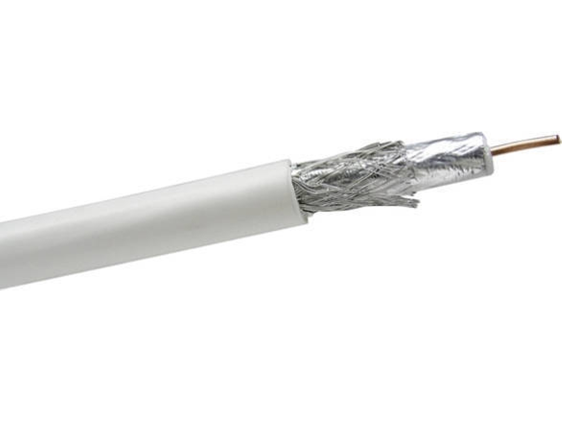 Cabo De Antena SCHWAIGER Coaxial 10 M Branco Worten Pt