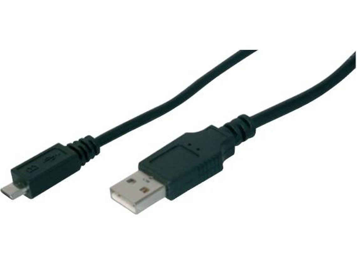 Cabo Usb Assmann Electronic Usb A Micro Usb B M Macho Macho Preto