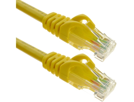 Cabo De Rede Ethernet BEMATIK Lan Utp Rj45 Cat 6A Amarelo 5 M Worten Pt