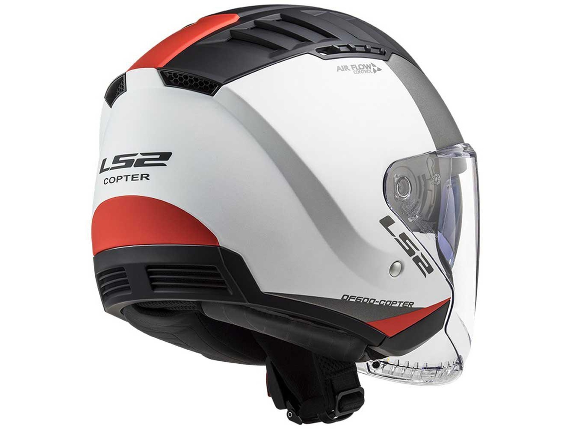 Capacete Jet Ls Of Copter Urbane Matt White Red Tam S Worten Pt