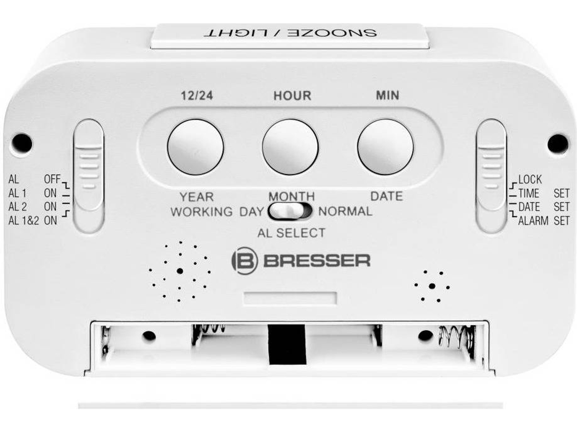 Bresser  BRESSER FlipMe Despertador radio controlado - plata