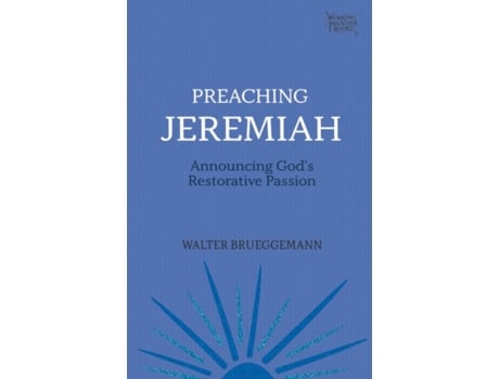 Livro preaching jeremiah de walter, brueggemann, (inglês)