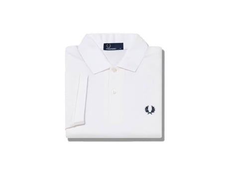 Fred Perry M6000 Polo Shirt White/Navy