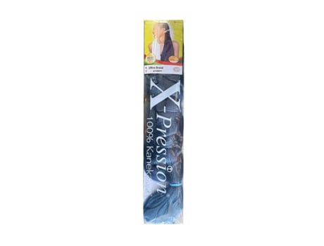 Extensões para o Cabelo X-Pression Pression Stormy Azul Sintético