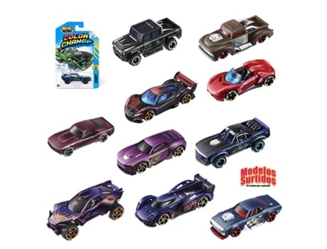 Pack 1 Carro Metal Machines Mudança de Cor IMPORTAÇÃO