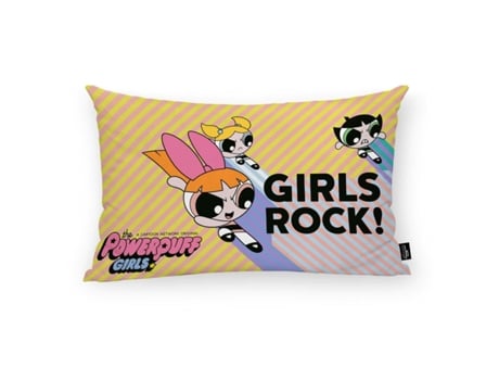 Capa de travesseiro Powerpuff Girls Girls Rock C 30 x 50 cm