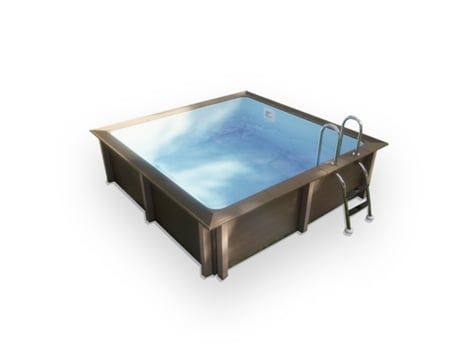 Piscina Retangular NATURALIS 00 R15 2,90 x 2,90 m altura 1,28m