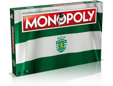 Jogo de Tabuleiro  Monopoly Sporting CP (Português - Idade Mínima: 8)