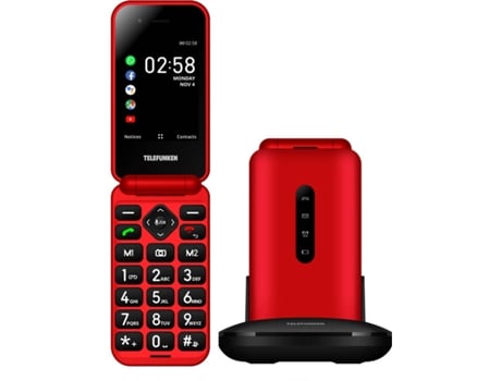 S740 Telefone Para Idosos / Vermelho