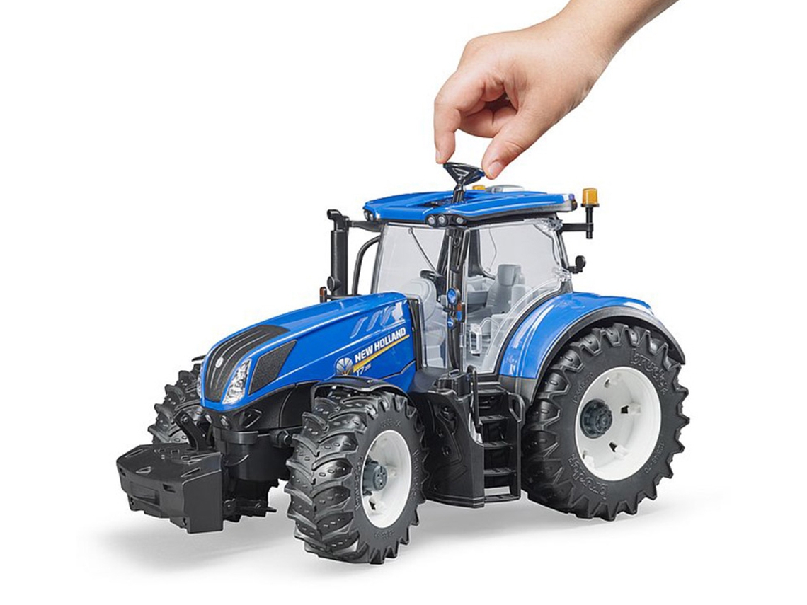 Trator de Brincar BRUDER New Holland T7.315 com pá (Idade Mínima: 3 -  Transportes)